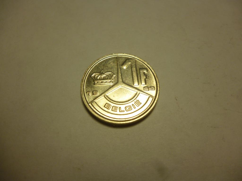 1988 Бельгия 1 франк Бодуэн Belgie