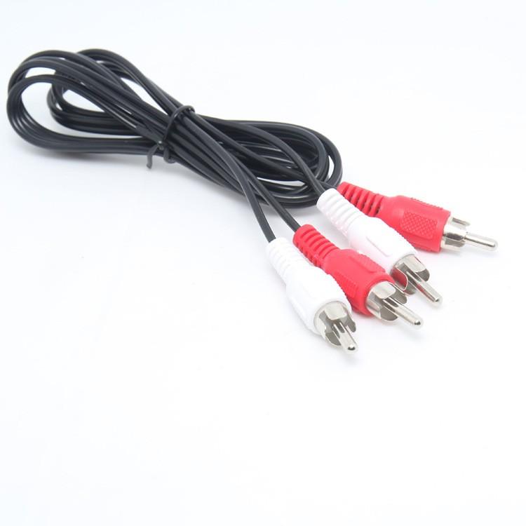 Аудио видео кабель 2 RCA штекерный на 2 RCA штекерный