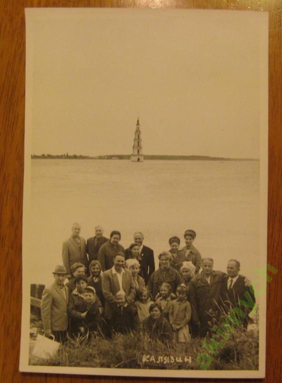 Калязин Церковь на воде в воде затопленная 1970