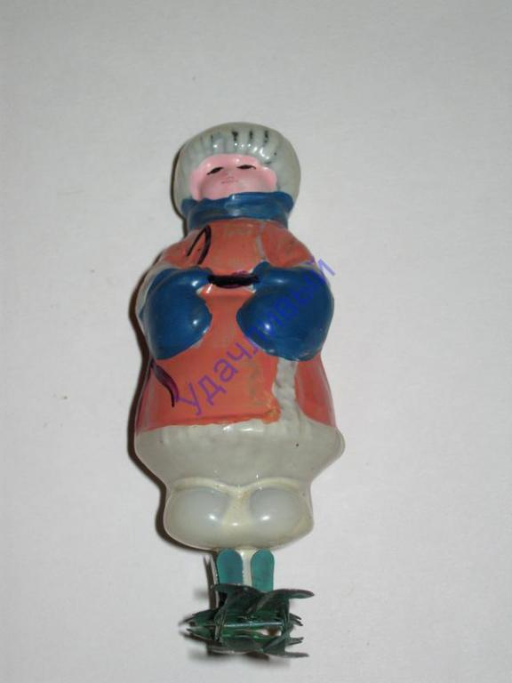 ЁЛОЧНАЯ ИГРУШКА, МУЖИЧОК С НОГОТОК, (СТЕКЛО) 