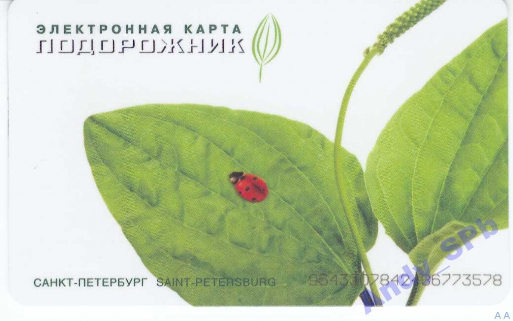 Как выглядит карта подорожник КАРТА ПОДОРОЖНИК БЕЛАЯ в МЕТРО и транспорт СПБ - покупайте на Auction.ru по выго