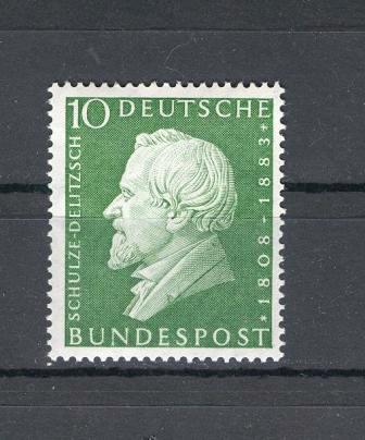 Германия.ФРГ.Герман Шульце-Делич.1958г.Чист. 