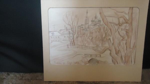 Нагаевская Е.В. (1900-1990) Главная улица в Переславле