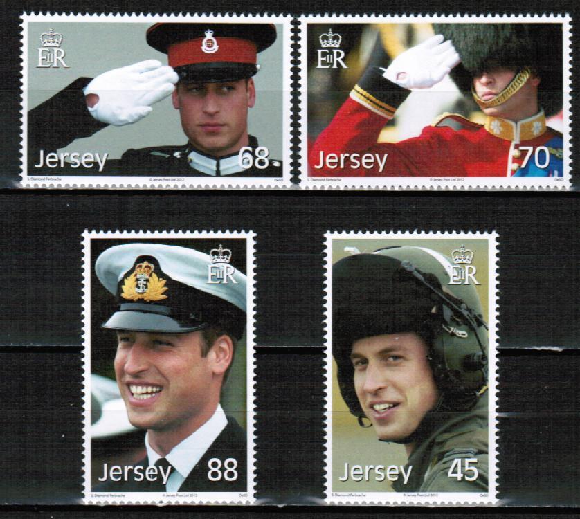 Джерси 2012 Принц Уильям Герцог Кембриджский Униформа Монархия Персоналии 4м**