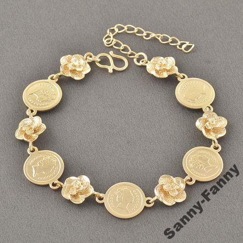Браслет One penny . Real Gold Filled 14К