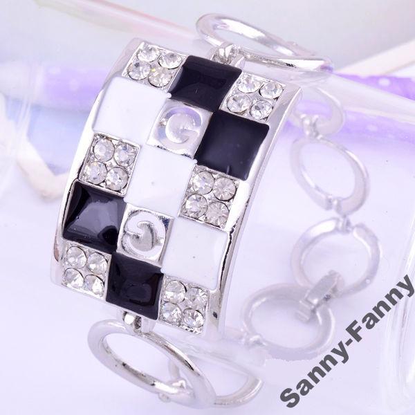 Браслет-кольца. Эмаль.Топаз. Real Gold Filled 14 К
