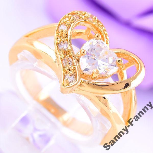 Кольцо, р.7 (17,5). Топаз. Real Gold Filled 14 К