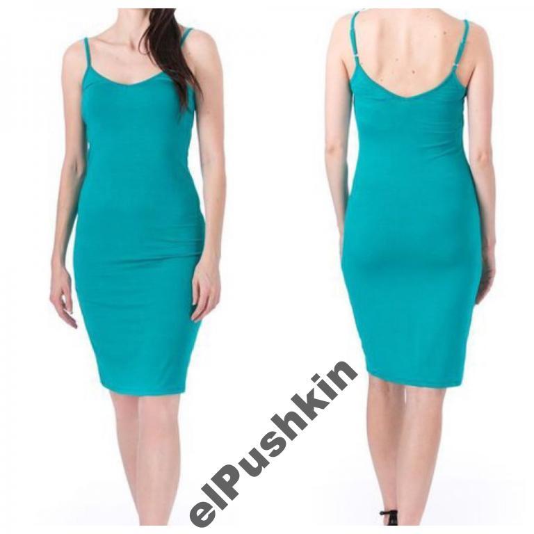 One Clothing платье трикотажное майка летнее 40-44 