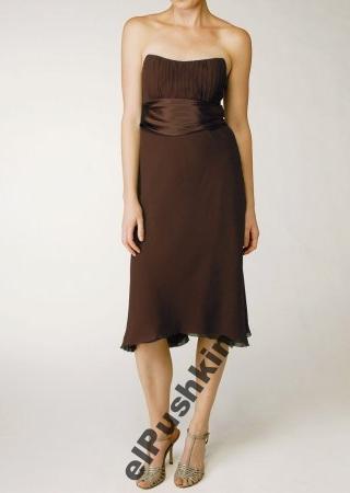 Nicole Miller шелковое вечернее платье оригинал 46 