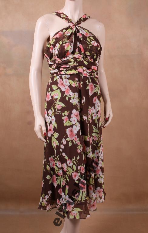 Jones New York шифоновое платье цветочный принт 