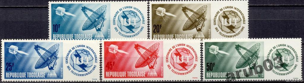 Того 1965 Космос Межд. союз электросвязи UIT c5м** 