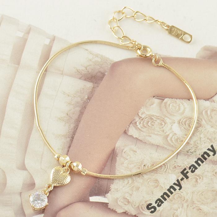 Браслет на ногу Секси. Real Gold Filled 14К