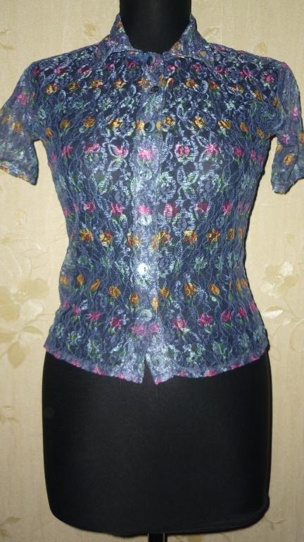блузка цветное  кружево   р. 44 - 46 
