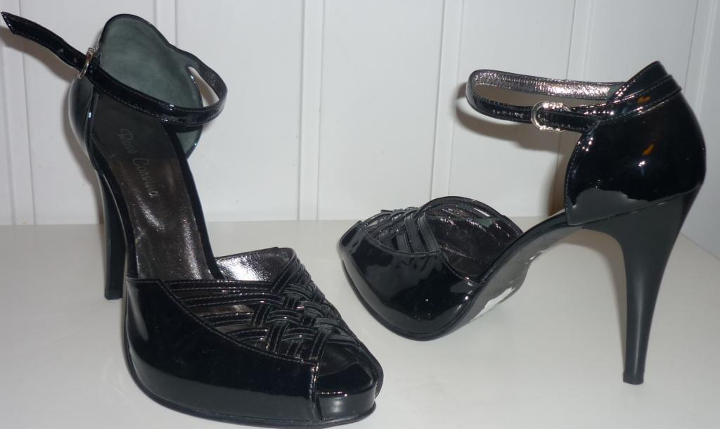 босоножки черные  платформа переплет впереди,р.37 