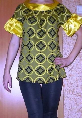 платье-туника  GIA NETTA  желтая р.42 - 44 