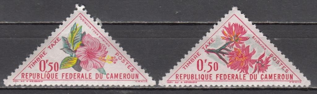 Камерун 1963 цветы Mi35,36 MNH/MH порто