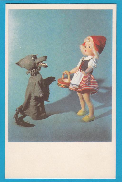 Красная шапочка волк сказка кукла игрушка