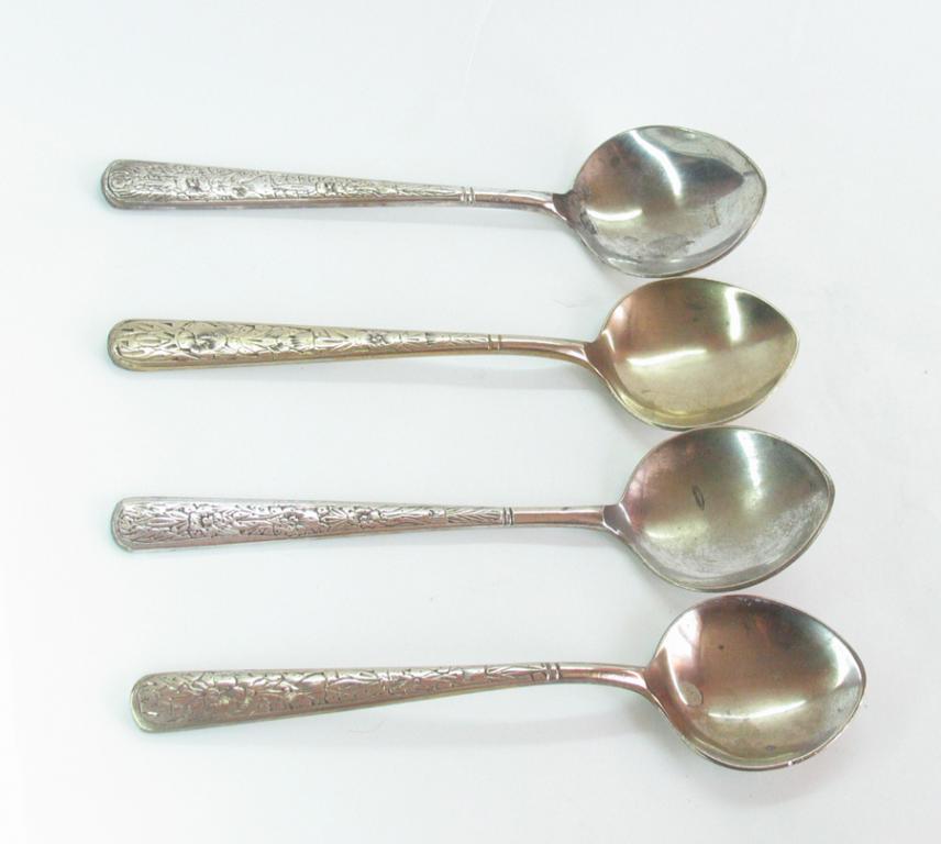 ЛОЖКА БРОНЗА. ДО 17 Г. ГРАВИРОВКА.