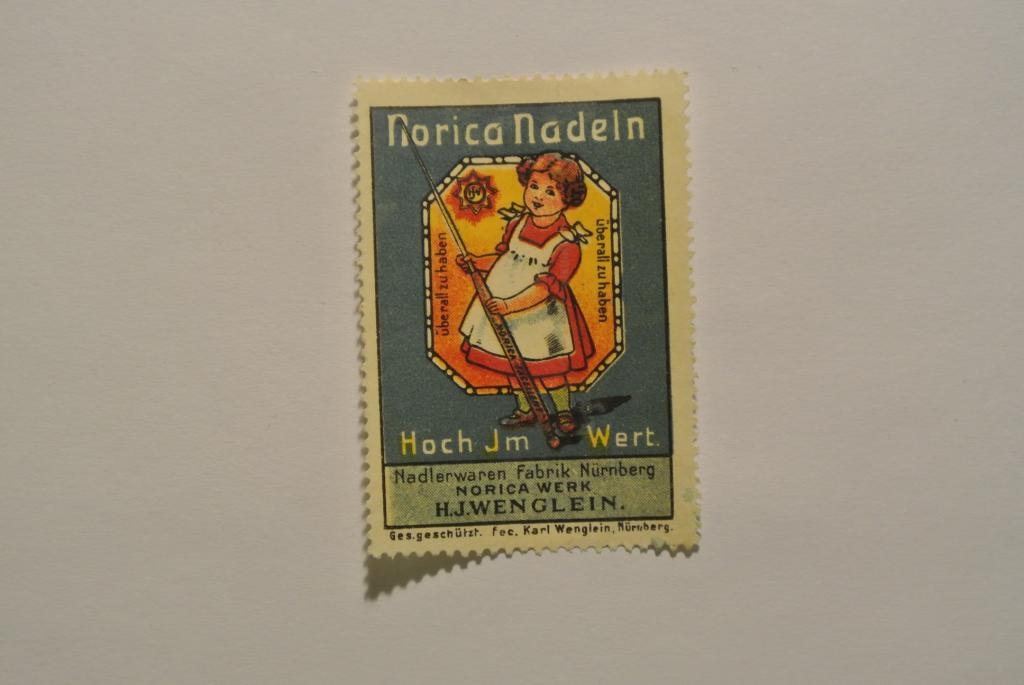 рекламная марка иголки 