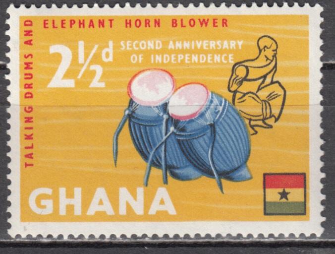 Гана 1959 музыкальные инструменты Mi43 MH