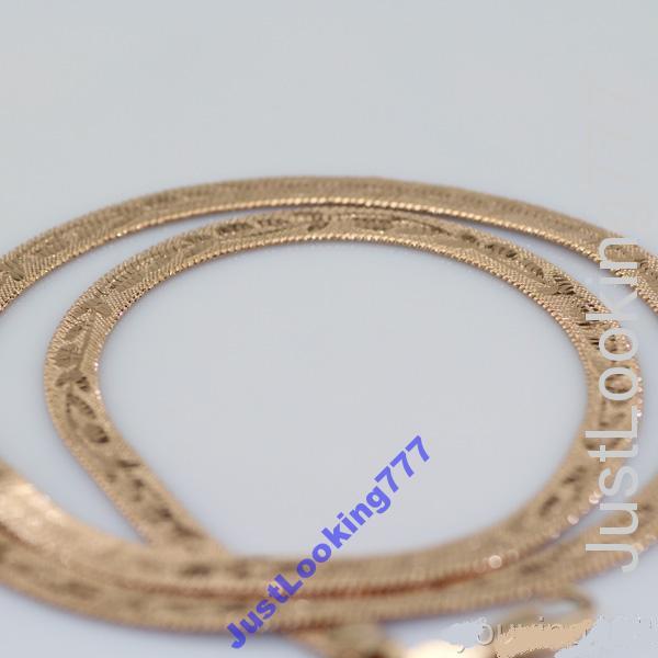 Cepochka S Risunkom Napolnennoe Zoloto Gold Filled 18k Pokupajte Na Auction Ru Po Vygodnoj Cene