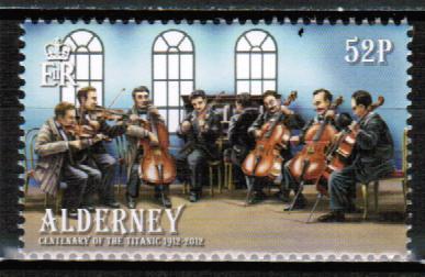 Великобритания Олдерни 2012 Титаник Оркестр 1м**