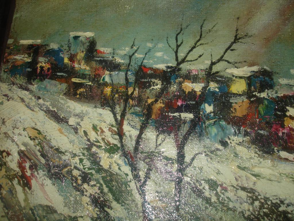 Пейзаж ( холст- масло ) 80 *60 — покупайте на Auction.ru по выгодной ...