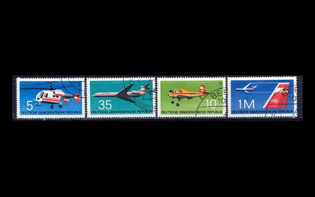 ГДР 1972 Mi 1749-52 Самолеты СТО 001/245