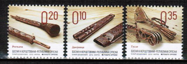 Босния РС 2012 Музыкальные инструменты Музыка 3м**