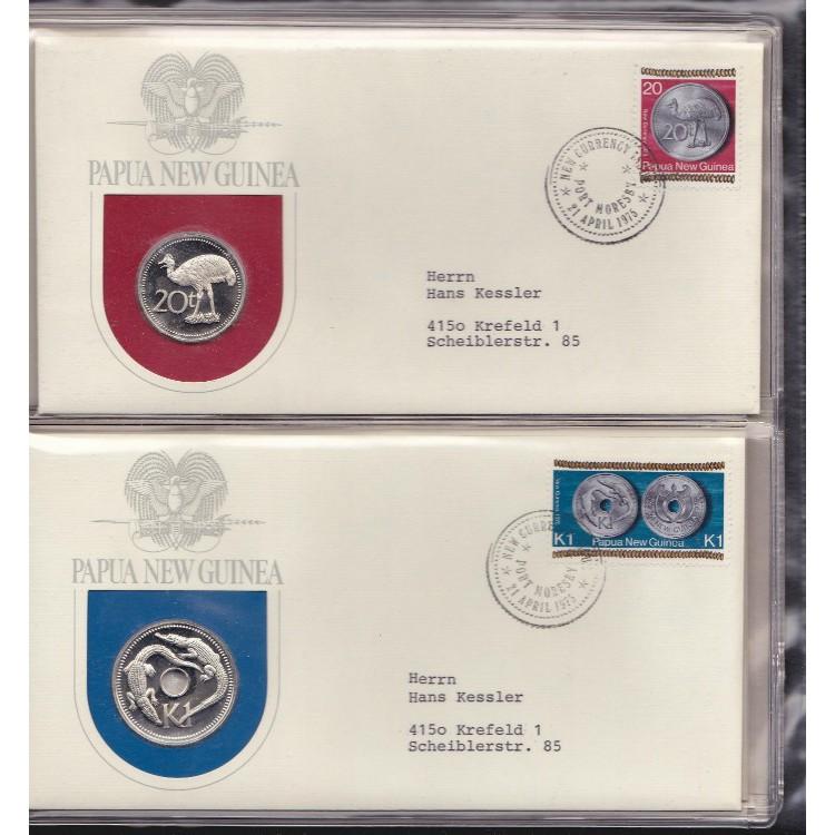 Папуа Новая Гвинея. Сэт 1975 года