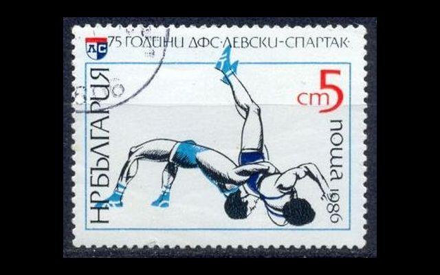 Болгария 1986 Mi 3522 75 лет спортивному клубу CTO 004/019
