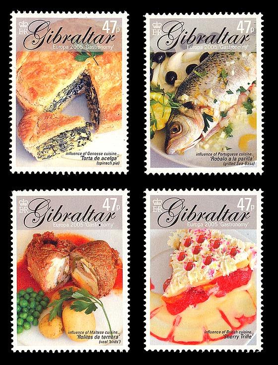 Гибралтар 2005 Гастрономия Европа СЕПТ Кулинария 4м**