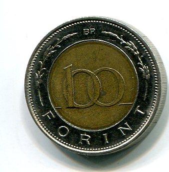 Венгрия 100 форинтов 1996 г.