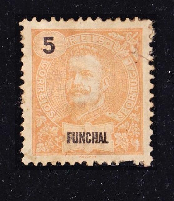 португальские колонии Carlos I (Acores) FUNCHAL 5R*