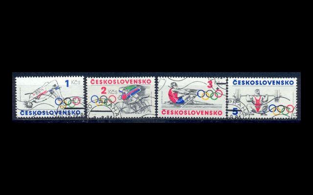 ЧССР 1984 Mi 2782-85 Олимпийское движение CTO 004/266