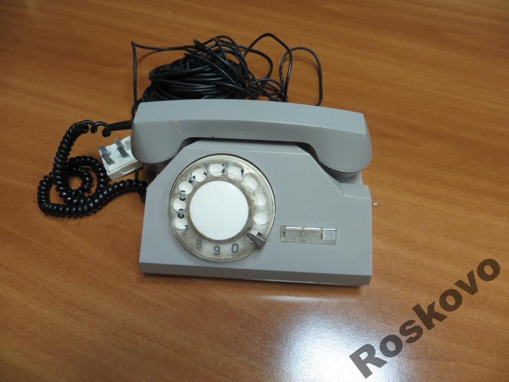 телефон дисковый настольный СССР 1987г 