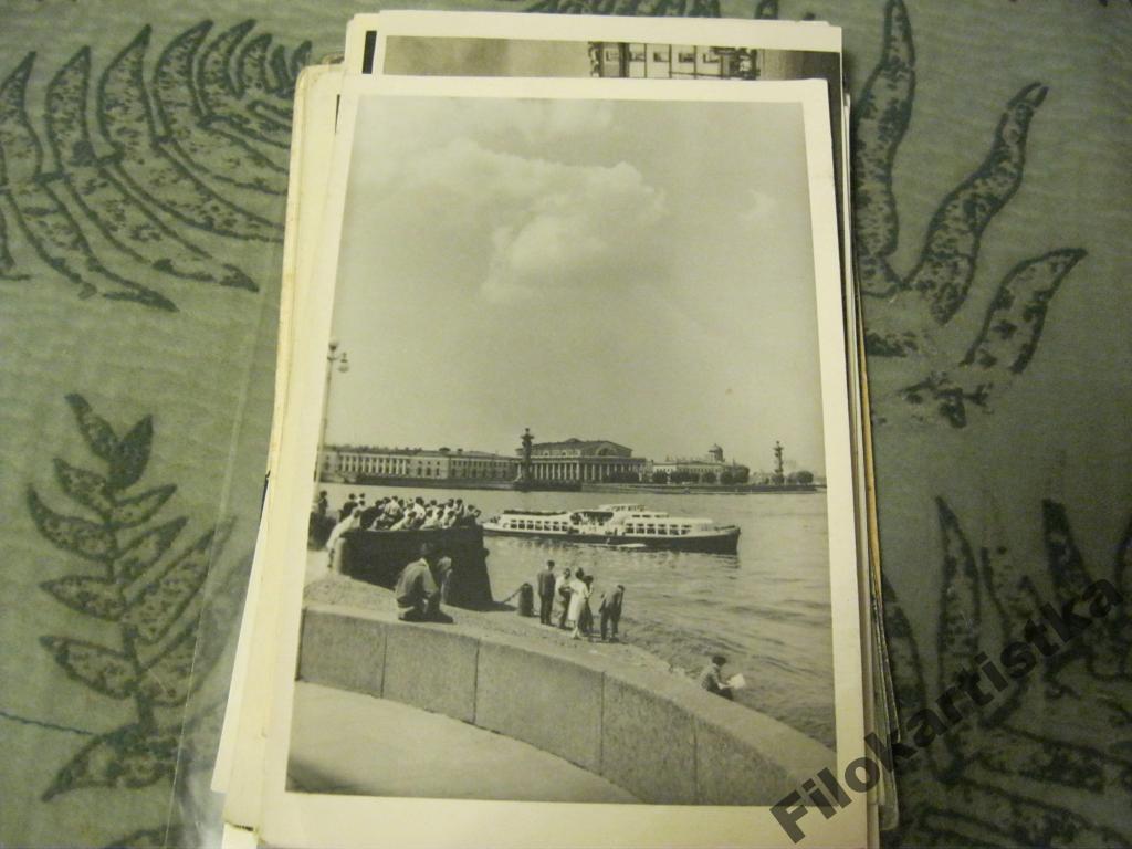 Ленинград Вид на Стрелку Васильевского острова 