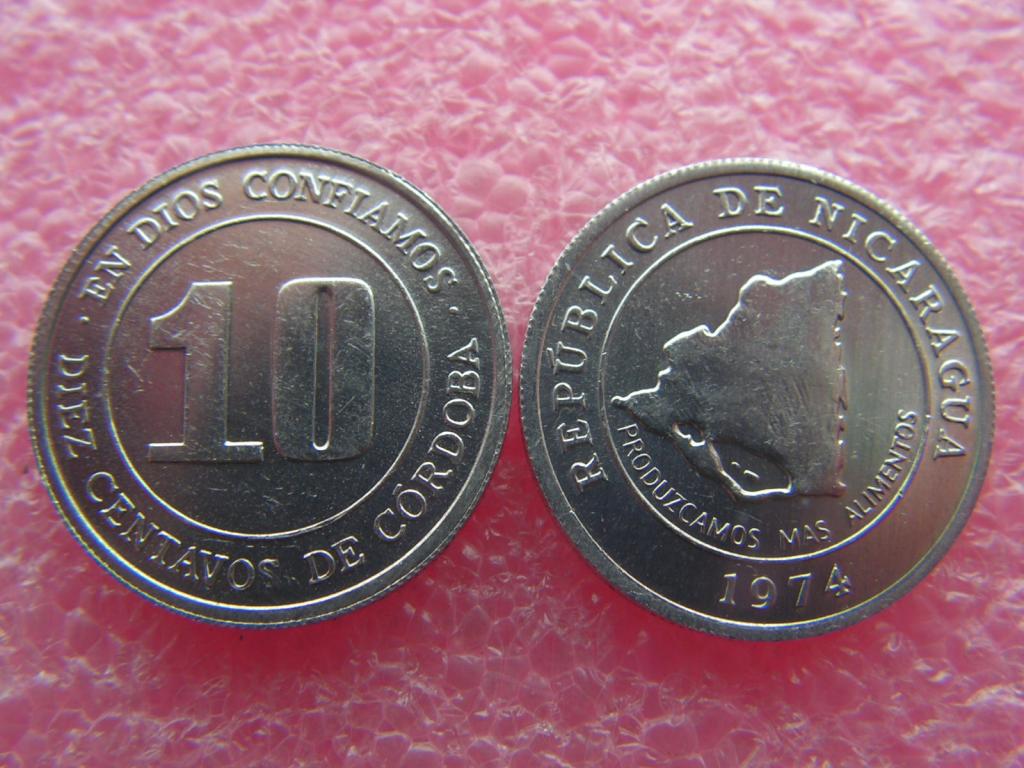 Никарагуа 10 сентаво 1974 фао unc