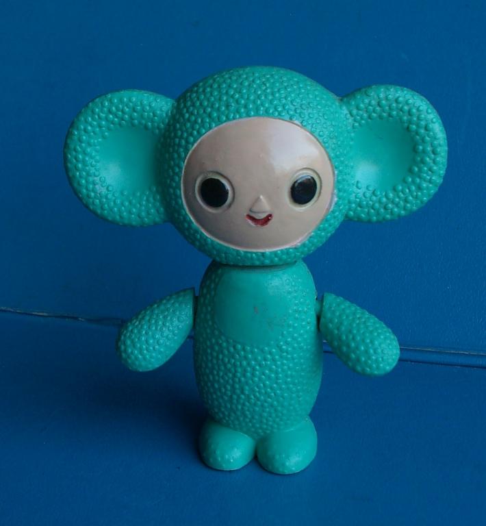 ЧЕБУРАШКА колкий пластик СССР