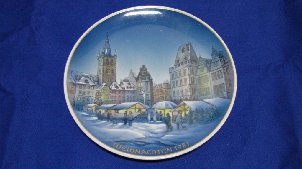 Тарелка настенная.Фарфор.Рождество Розенталь Rosenthal 