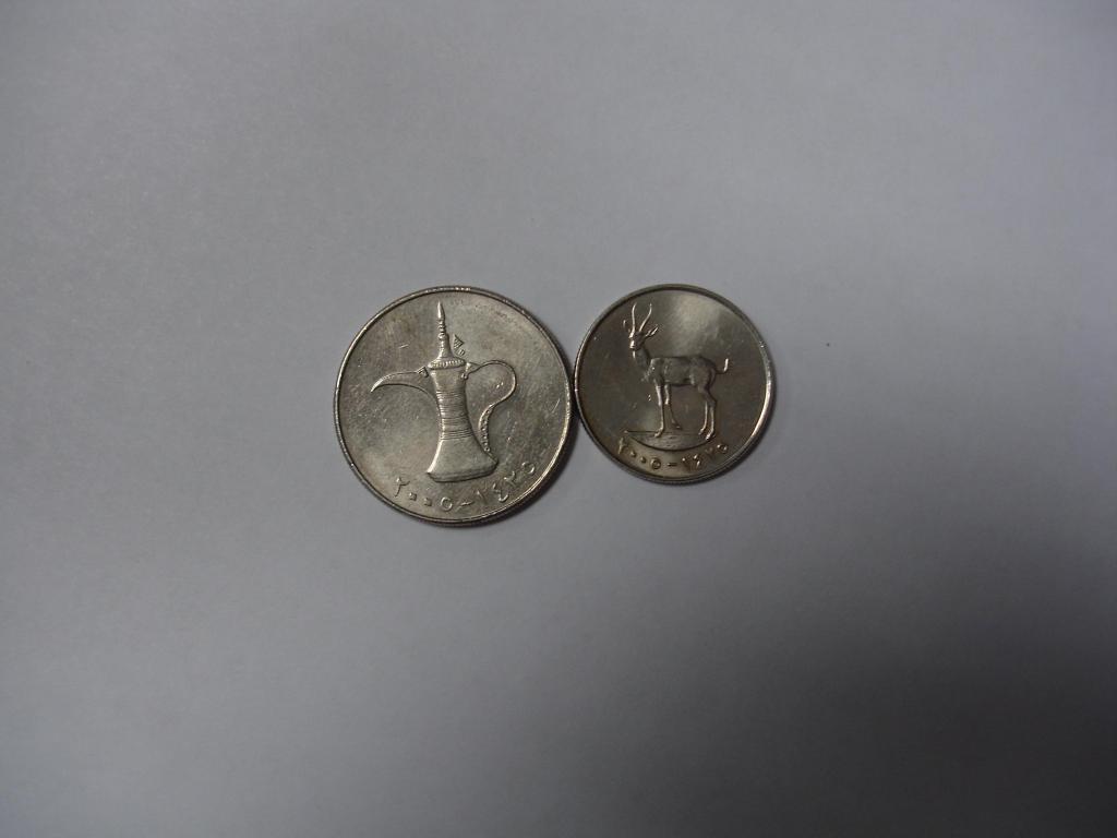 Объединенные Арабские Эмираты (ОАЭ) 2 монеты 2005