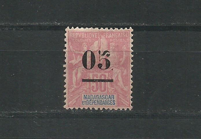 Мадагаскар,1902 г. Ивер 48 б/кл., кат. 9,50 евро