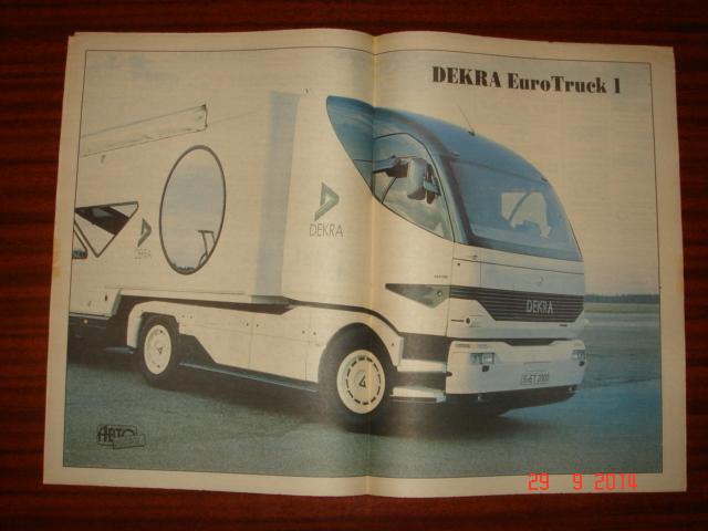 АВТО РЕВЮ ц.разворот  DEKRA EURO TRUCK 1 