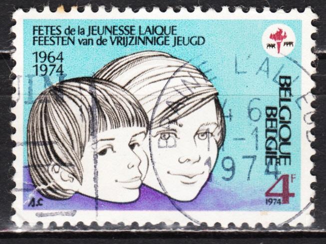 Бельгия 1974 10-летие молодежного фестиваля Mi1768