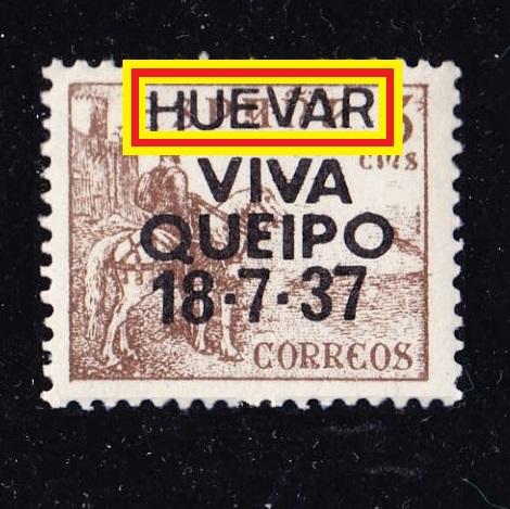 гражданская война 1937 HUEVAR QUEIPO 5 cts*