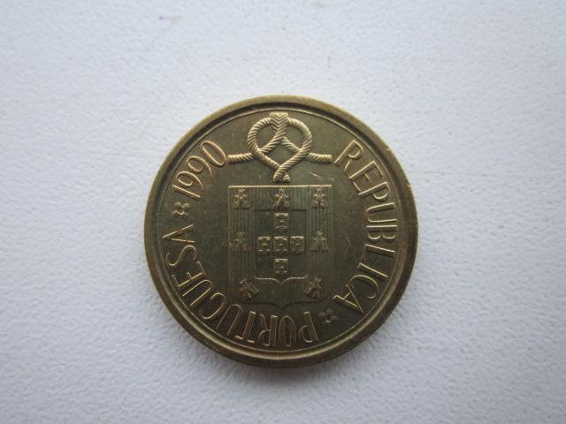 5 эскудо 1990 год,Португалия