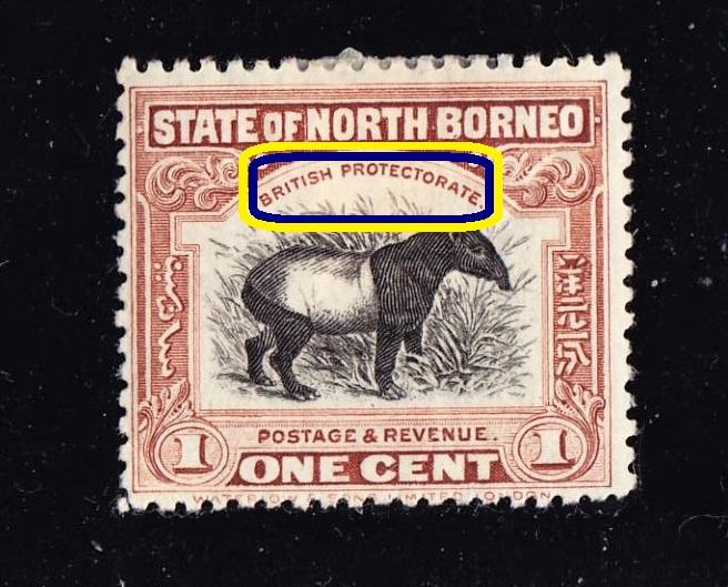 британская Азия prоtеctorate NОRTН ВОRNEO 1c* 1925