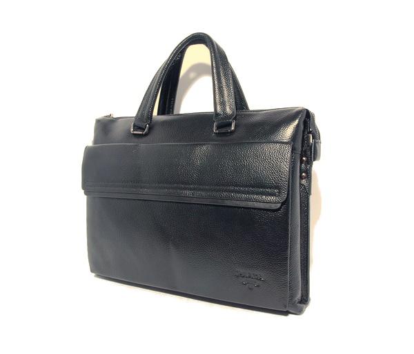 МУЖСКАЯ КОЖАНАЯ СУМКА PRADA BLACK NEW