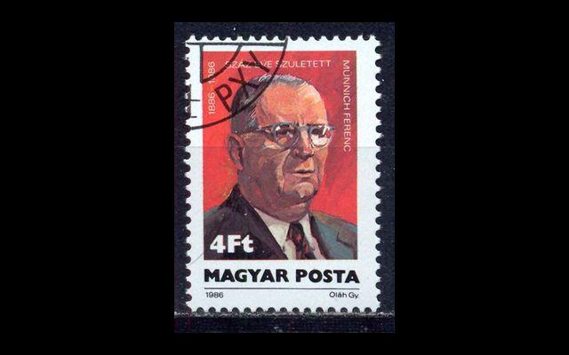 Венгрия 1986 Mi 3846 Ференц Мюнних CTO 044/384