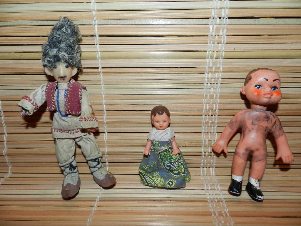 КУКЛЫ Маленькие, 3 шт. СССР 1960-70гг.